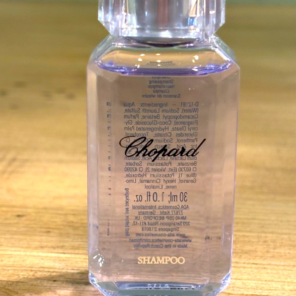 Chopard Blue and White 1 Shampoo 1 Conditioner and 1Shower Gel 1.0 fl oz ea - Picture 3 of 9